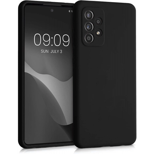 Samsung Galaxy A13 4G Kılıf İnce Soft Mat Renkli Esnek Silikon Kapak - Siyah