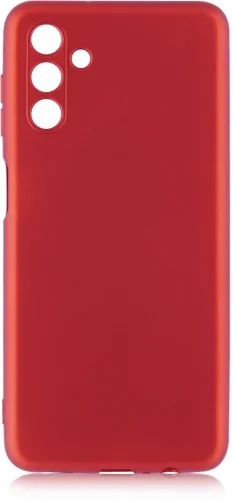 Samsung Galaxy A13 Kılıf İnce Mat Esnek Silikon - Kırmızı