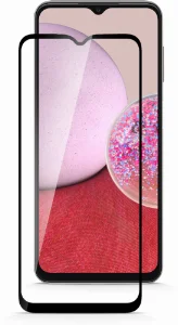 Samsung Galaxy A14 5D Tam Kapatan Kenarları Kırılmaya Dayanıklı Cam Ekran Koruyucu - Siyah
