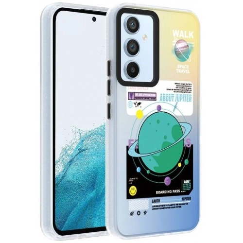 Samsung Galaxy A14 Kılıf Desenli Zore Dragon Sert Kapak - Gezegen