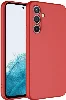 Samsung Galaxy A14 Kılıf İçi Kadife Mat Mara Lansman Silikon Kapak  - Kırmızı