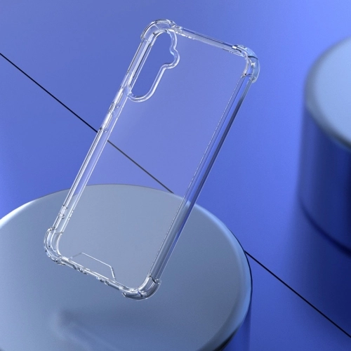 Samsung Galaxy A14 Kılıf Silikon Köşe Korumalı Airbag Darbe Emici Kapak - Şeffaf