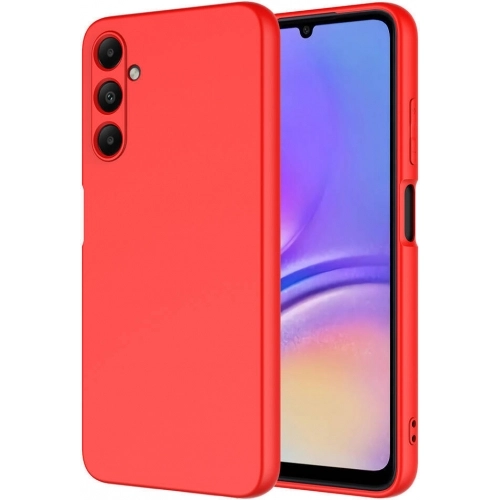 Samsung Galaxy A15 Kılıf İçi Kadife Mat Mara Lansman Silikon Kapak  - Kırmızı