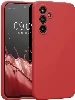 Samsung Galaxy A15 Kılıf İnce Mat Esnek Silikon - Kırmızı
