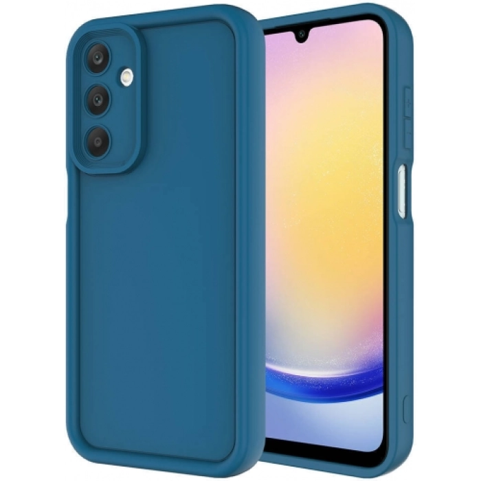 Samsung Galaxy A15 ile Uyumlu Kılıf Kamera Korumalı Silikon Ananas Kapak - Koyu Yeşil