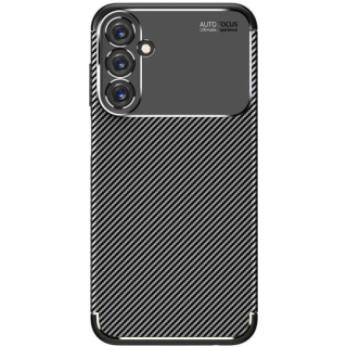 Samsung Galaxy A15 Kılıf Silikon Parmak İzi Bırakmayan Karbon Soft Negro Kapak - Siyah