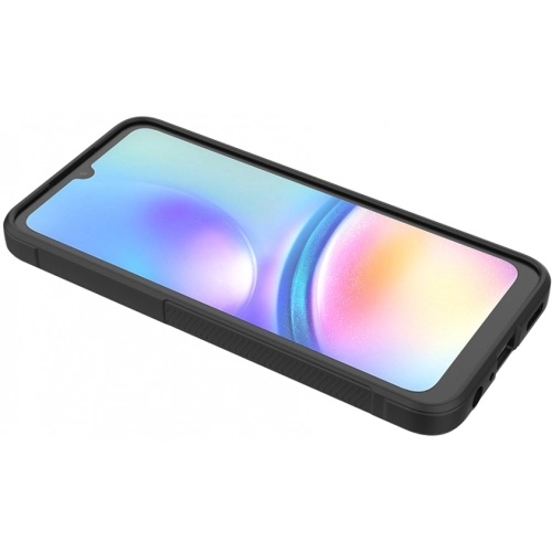 Samsung Galaxy A16 Kılıf Esnek TPU Oyuklu Arka Yüzey Tasarımlı Zore Etnik Silikon Kapak - Koyu Yeşil