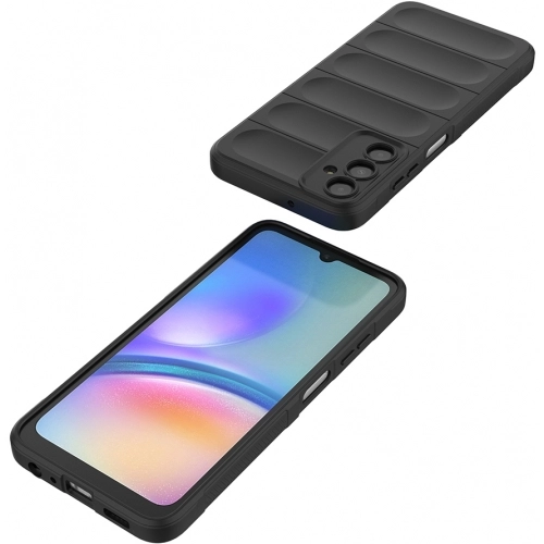 Samsung Galaxy A16 Kılıf Esnek TPU Oyuklu Arka Yüzey Tasarımlı Zore Etnik Silikon Kapak - Lacivert