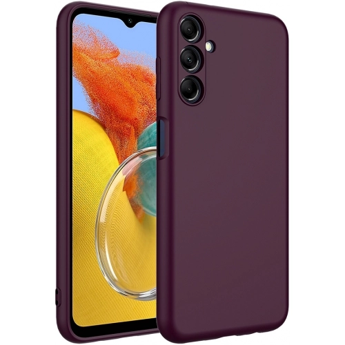 Samsung Galaxy A16 Kılıf İçi Kadife Mat Yüzey Mara Lansman Kapak  - Koyu Mor