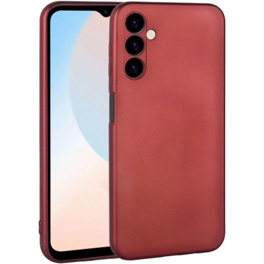 Samsung Galaxy A16 Kılıf İnce Soft Mat Renkli Esnek Silikon Kapak - Kırmızı