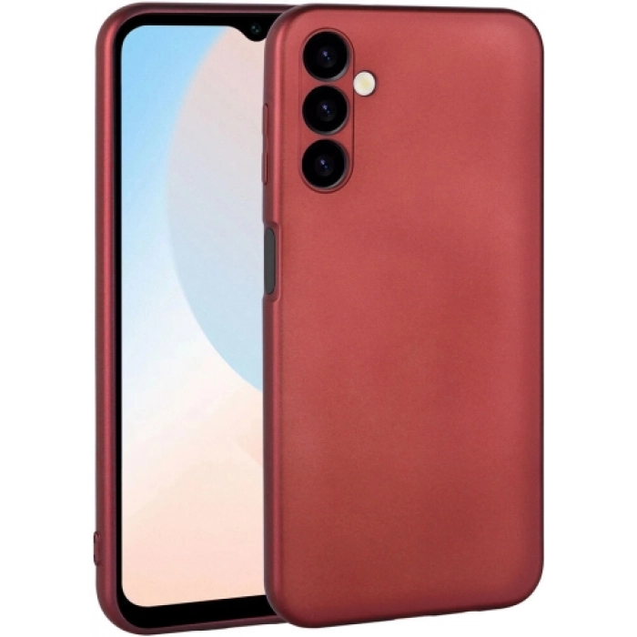 Samsung Galaxy A16 Kılıf İnce Soft Mat Renkli Esnek Silikon Kapak - Kırmızı