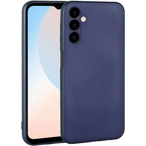 Samsung Galaxy A16 Kılıf İnce Soft Mat Renkli Esnek Silikon Kapak - Lacivert