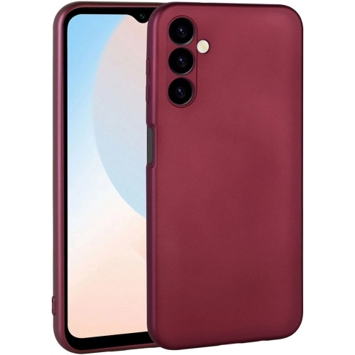 Samsung Galaxy A16 Kılıf İnce Soft Mat Renkli Esnek Silikon Kapak - Mürdüm