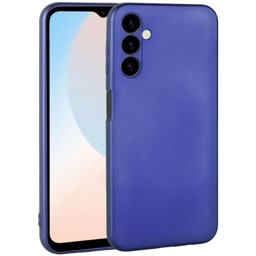 Samsung Galaxy A16 Kılıf İnce Soft Mat Renkli Esnek Silikon Kapak - Saks Mavi