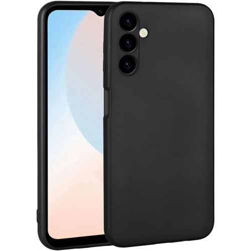 Samsung Galaxy A16 Kılıf İnce Soft Mat Renkli Esnek Silikon Kapak - Siyah