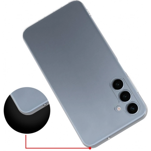 Samsung Galaxy A16 Kılıf Kamera Korumalı Esnek Silikon Kapak - Şeffaf