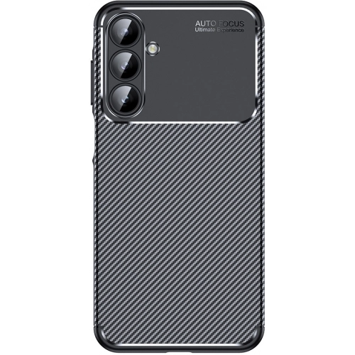 Samsung Galaxy A16 Kılıf Silikon Parmak İzi Bırakmayan Karbon Soft Negro Kapak - Siyah