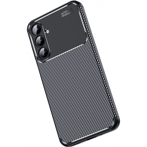 Samsung Galaxy A16 Kılıf Silikon Parmak İzi Bırakmayan Karbon Soft Negro Kapak - Siyah