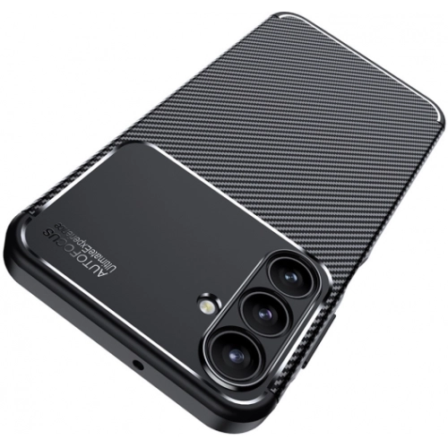 Samsung Galaxy A16 Kılıf Silikon Parmak İzi Bırakmayan Karbon Soft Negro Kapak - Siyah