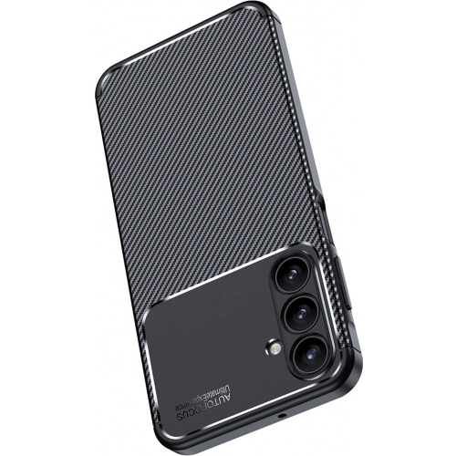 Samsung Galaxy A16 Kılıf Silikon Parmak İzi Bırakmayan Karbon Soft Negro Kapak - Siyah