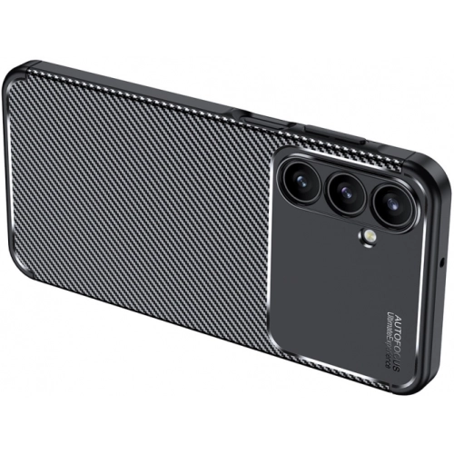 Samsung Galaxy A16 Kılıf Silikon Parmak İzi Bırakmayan Karbon Soft Negro Kapak - Siyah