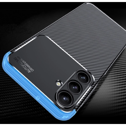 Samsung Galaxy A16 Kılıf Silikon Parmak İzi Bırakmayan Karbon Soft Negro Kapak - Siyah