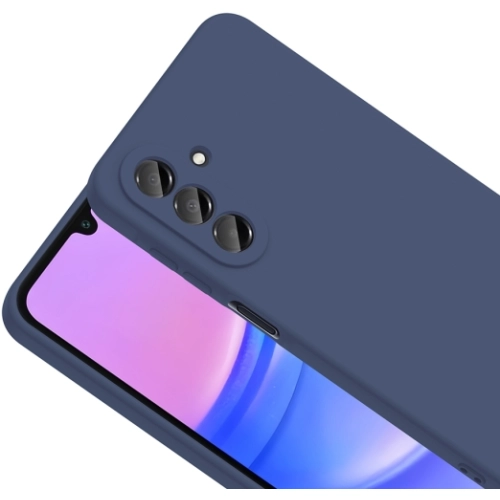 Samsung Galaxy A17 Kılıf İçi Kadife Mat Mara Lansman Silikon Kapak - Lila