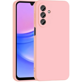 Samsung Galaxy A17 Kılıf İçi Kadife Mat Mara Lansman Silikon Kapak  - Pembe