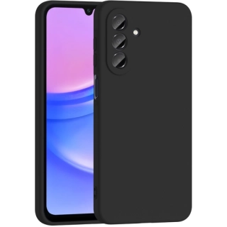 Samsung Galaxy A17 Kılıf İçi Kadife Mat Mara Lansman Silikon Kapak  - Siyah