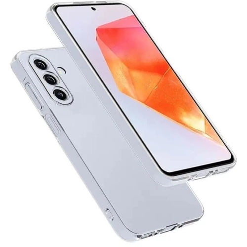 Samsung Galaxy A17 Kılıf Kamera Korumalı Esnek Silikon Kapak - Şeffaf