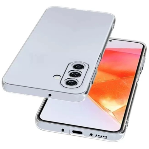 Samsung Galaxy A17 Kılıf Kamera Korumalı Esnek Silikon Kapak - Şeffaf