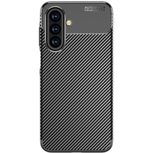 Samsung Galaxy A17 Kılıf Silikon Parmak İzi Bırakmayan Karbon Soft Negro Kapak - Siyah