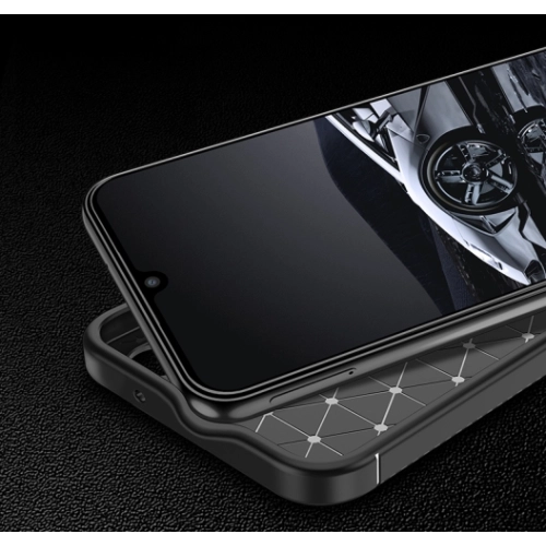 Samsung Galaxy A17 Kılıf Silikon Parmak İzi Bırakmayan Karbon Soft Negro Kapak - Siyah