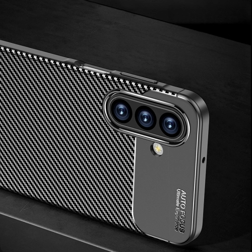 Samsung Galaxy A17 Kılıf Silikon Parmak İzi Bırakmayan Karbon Soft Negro Kapak - Siyah