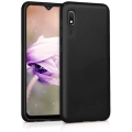 Samsung Galaxy A2 Core Kılıf İnce Soft Mat Renkli Esnek Silikon Kapak - Siyah