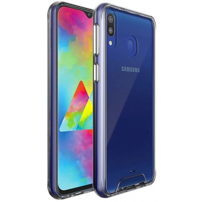 Samsung Galaxy A20 Kılıf Clear Guard Serisi Gard Kapak - Şeffaf