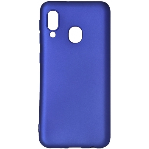 Samsung Galaxy A20e Kılıf İnce Soft Mat Renkli Esnek Silikon Kapak - Mavi