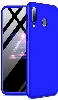 Samsung Galaxy A20s Kılıf 3 Parçalı 360 Tam Korumalı Rubber AYS Kapak  - Mavi