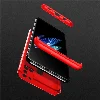 Samsung Galaxy A21s Kılıf 3 Parçalı 360 Tam Korumalı Rubber AYS Kapak - Kırmızı