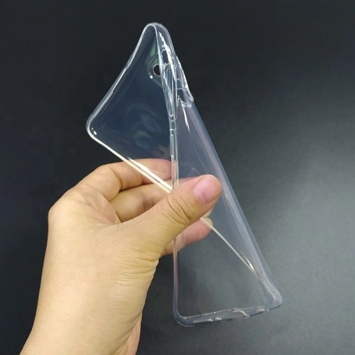 Samsung Galaxy A21s Kılıf Kamera Lens Korumalı İnce Esnek Süper Silikon 0.3mm - Şeffaf