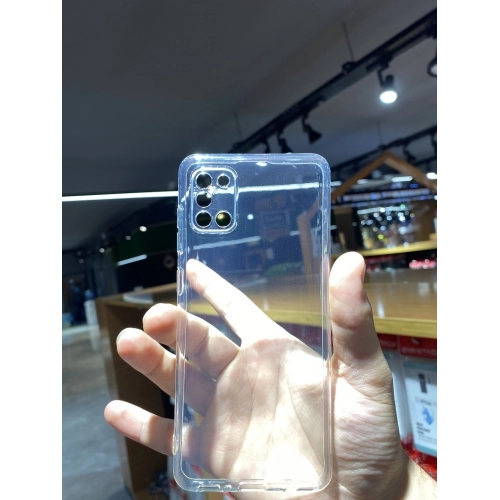 Samsung Galaxy A21s Kılıf Kamera Lens Korumalı İnce Esnek Süper Silikon 0.3mm - Şeffaf