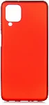 Samsung Galaxy A22 Kılıf İnce Mat Esnek Silikon - Kırmızı