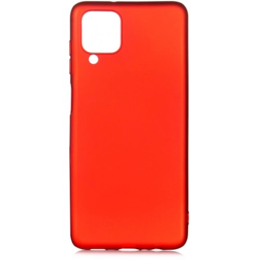 Samsung Galaxy A22 Kılıf İnce Soft Mat Renkli Esnek Silikon Kapak - Kırmızı