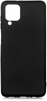 Samsung Galaxy A22 Kılıf İnce Soft Mat Renkli Esnek Silikon Kapak - Siyah