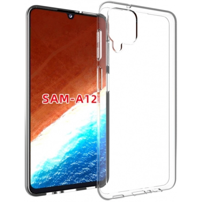 Samsung Galaxy A22 Kılıf Kamera Korumalı Esnek Silikon Kapak - Şeffaf