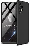 Samsung Galaxy A23 Kılıf 3 Parçalı 360 Tam Korumalı Rubber AYS Kapak - Siyah