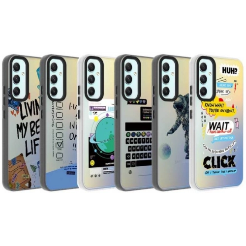 Samsung Galaxy A24 Kılıf Desenli Zore Dragon Sert Kapak - Seyahat