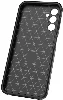 Samsung Galaxy A24 Kılıf Karbon Serisi Mat Fiber Silikon Negro Kapak - Lacivert