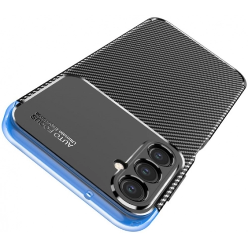 Samsung Galaxy A24 Kılıf Silikon Parmak İzi Bırakmayan Karbon Soft Negro Kapak - Siyah