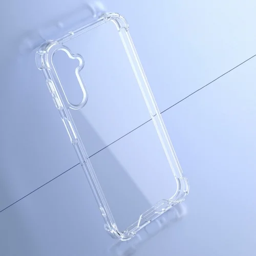 Samsung Galaxy A24 Kılıf Köşe Korumalı Airbag Şeffaf Silikon Anti-Shock
